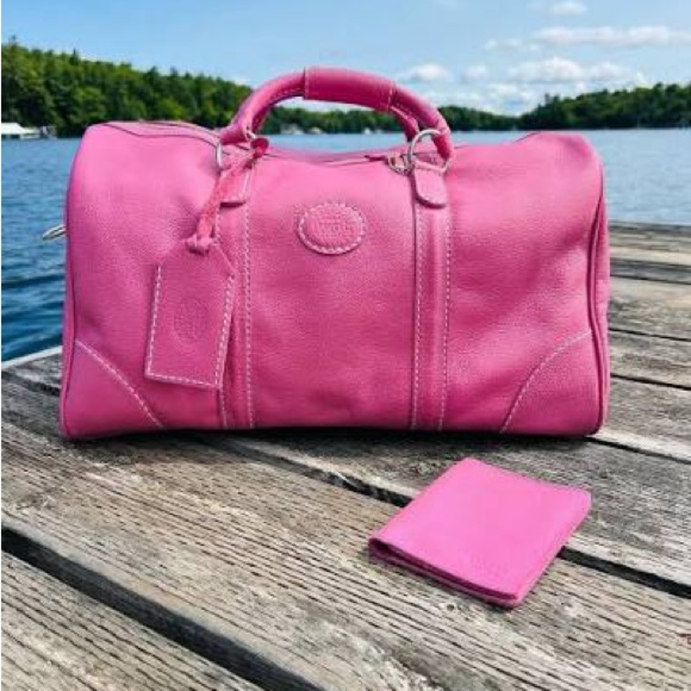 ISO: Roots Banff Bag Weekender Duffle Pink Orchid